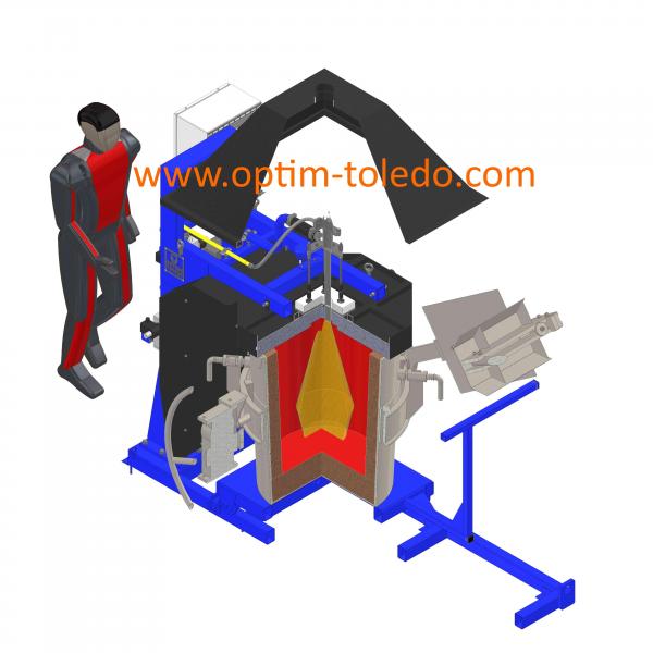 Стенд сушки футеровки литейных ковшей